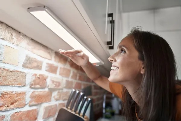 Osram - Lampada LED sottopensile con sensore LINEAR LED/3,2W/3,7V 40 cm grigio