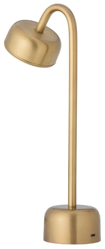 Lampada da tavolo a LED dimmerabile in oro con paralume in metallo (altezza 35,5 cm) Niko - Bloomingville