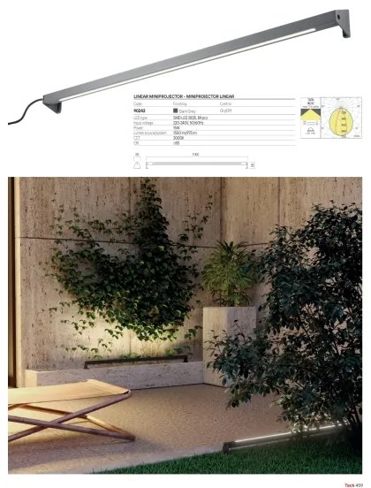 Redo 90242 - Lampada da esterno LED TACK IP65 LED/15W/230V 3000K IP65 antracite