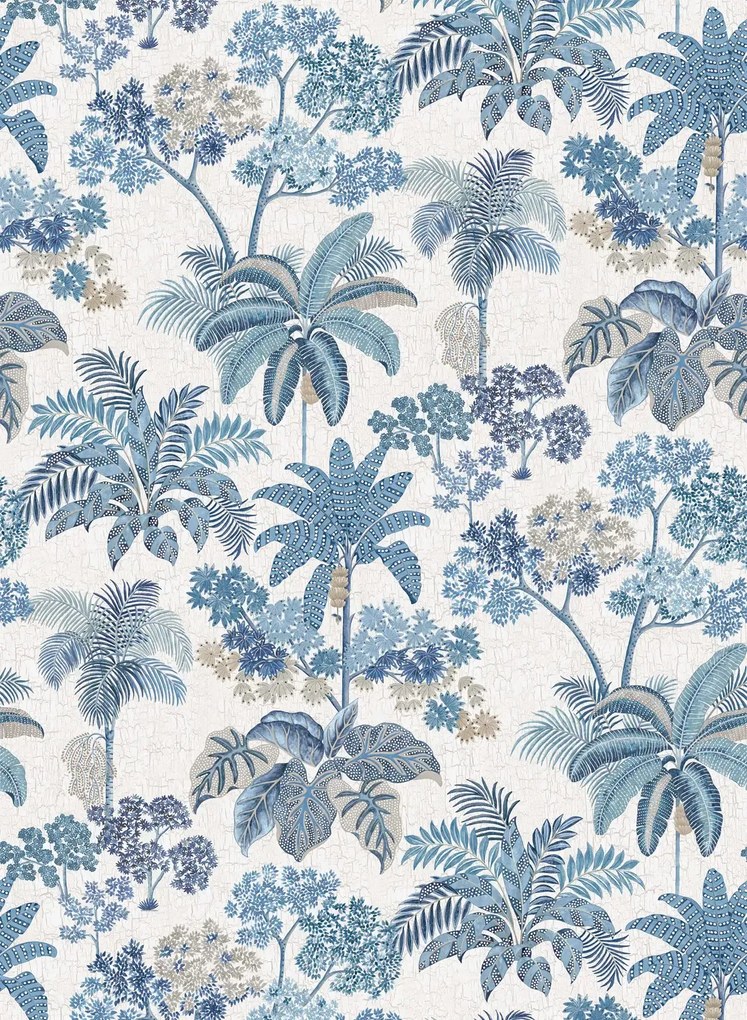Osborne & Little Tapete Malabar - Indigo