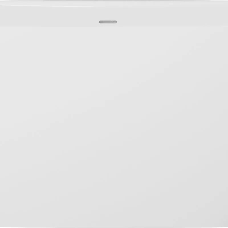 Vasca Lea ovale XL bianco lucido con troppo pieno L 81.3 x H 60 x P 180 cm