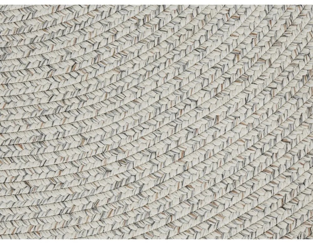 Tappeto rotondo bianco/beige per esterni ø 150 cm - NORTHRUGS