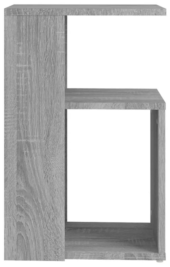 Tavolino da Salotto Grigio Sonoma 36x30x56 cm Legno Multistrato