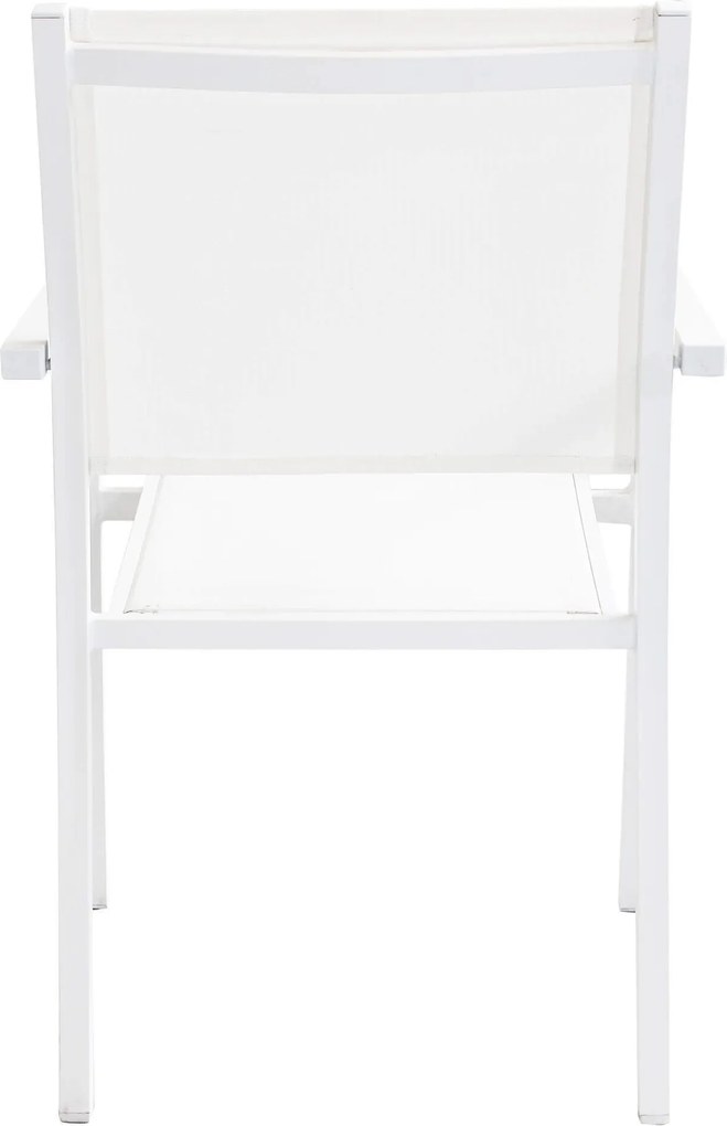 DEXTER - set tavolo in alluminio cm 160/240 x 90 x 75 h con 10 poltrone Venus