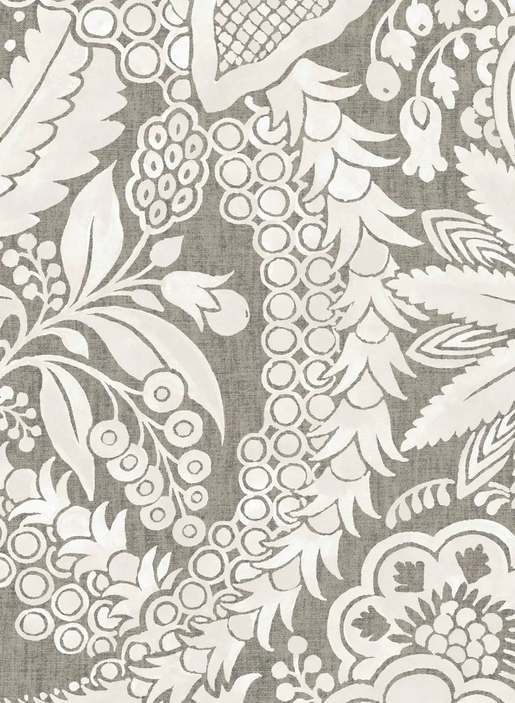 Lewis & Wood Carta da parati Hanbury - Charcoal