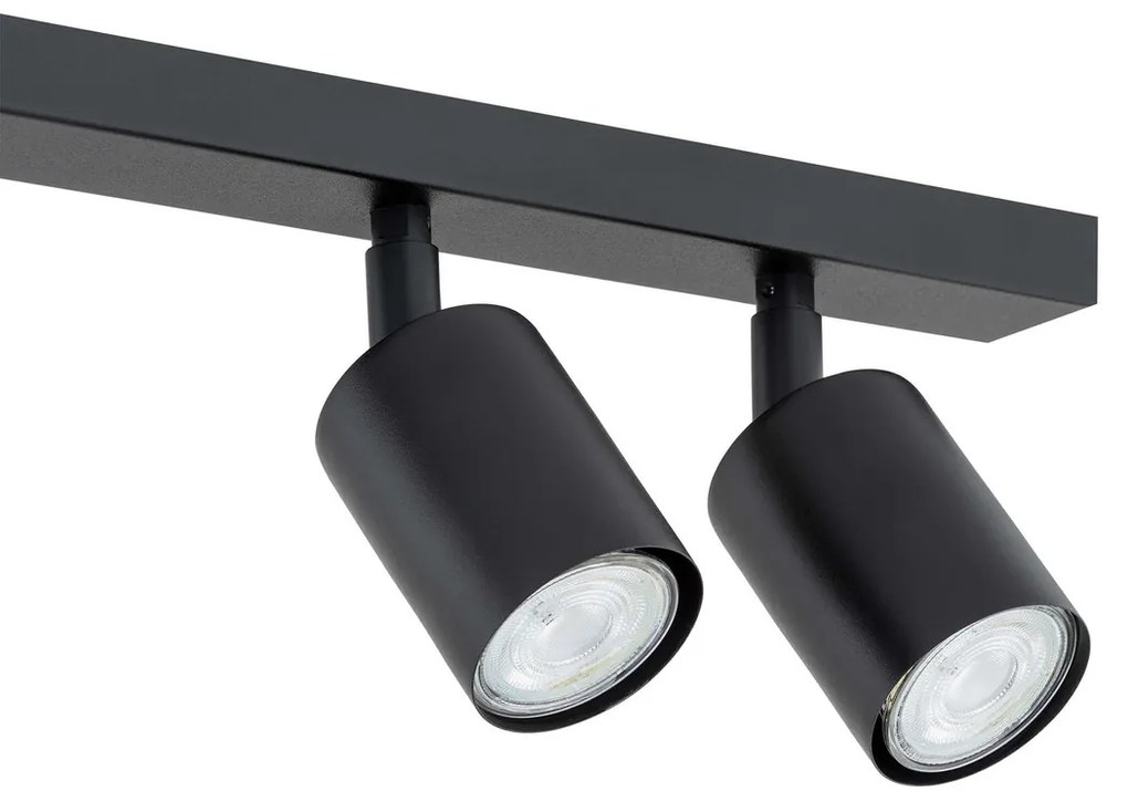 Lampadario da Soffitto FLASH 6 Black GU10
