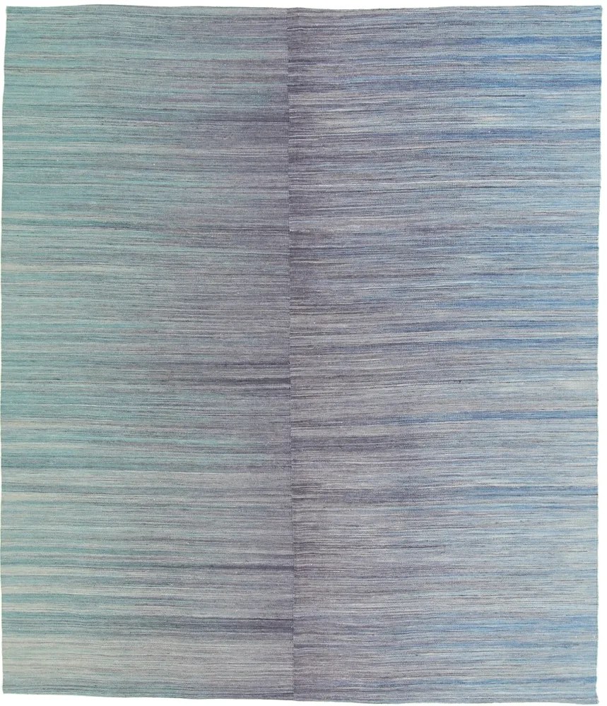 Kilim Tappeto orientale 290 x 250 Blu (Afghanistan) Annodato A Mano