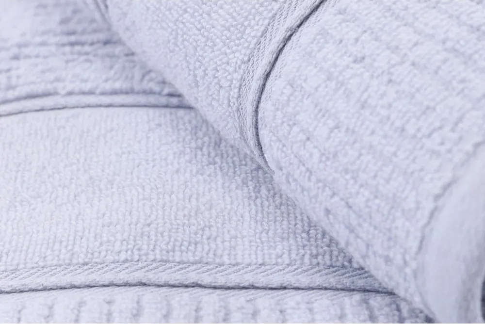 Set di asciugamani tipo terry azzurri in cotone 2 pz 50x90 cm Daniela – Foutastic