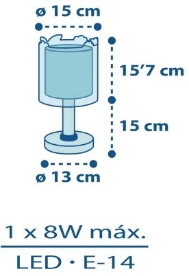 Dalber D-76111 - Lampada per bambini MY LITTLE JUNGLE 1xE14/8W/230V