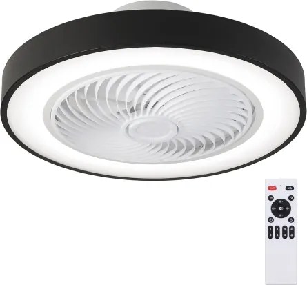 Brilagi LED dimmer con ventilatore 30W 230V 3000-6500K nero + DO