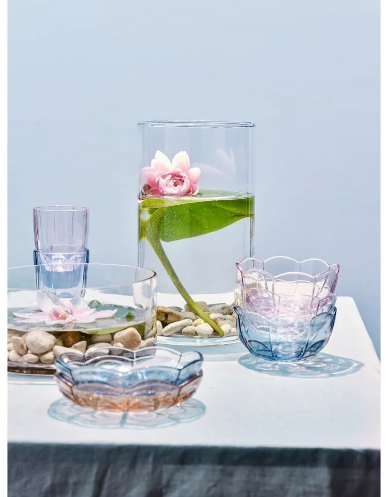 set di 2 piatti da dessert in vetro azzurro ø 16 cm Lily - Holmegaard