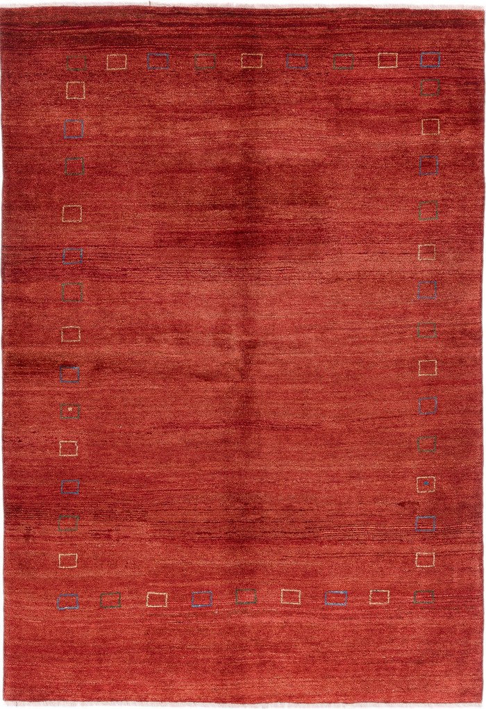 Gabbeh Tappeto 300x210 Rosso (Iran) Annodato A Mano