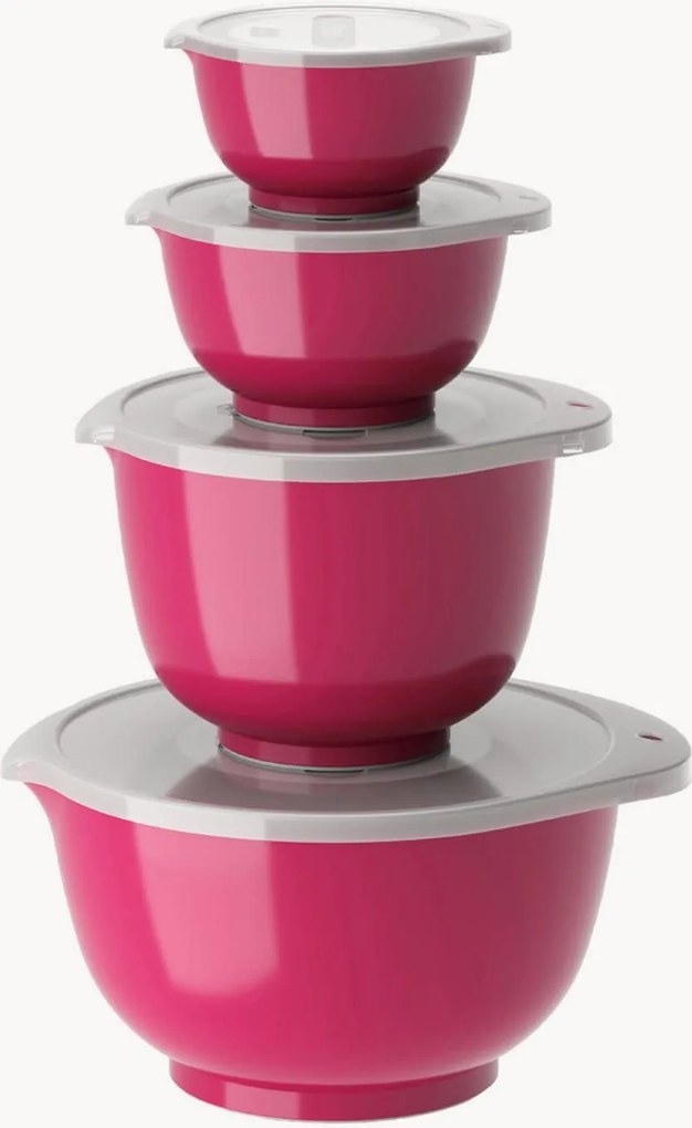 Set di 4 ciotole con coperchio Margrethe