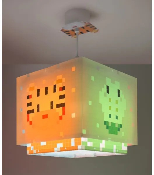 Dalber 63372 - Lampadario per bambini LITTLE PIXEL 1xE27/15W/230V