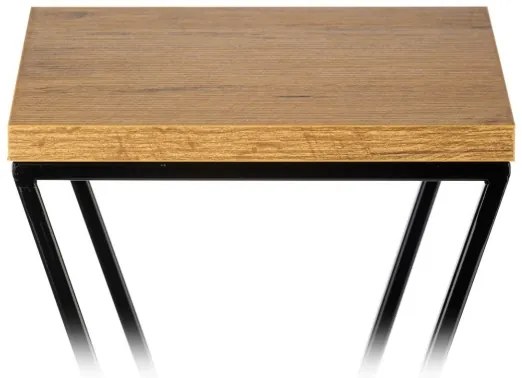 Portafiori 70x24 cm nero/marrone