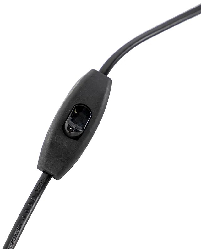 Lampada da tavolo Art Déco bronzo con nero senza paralume - Areka