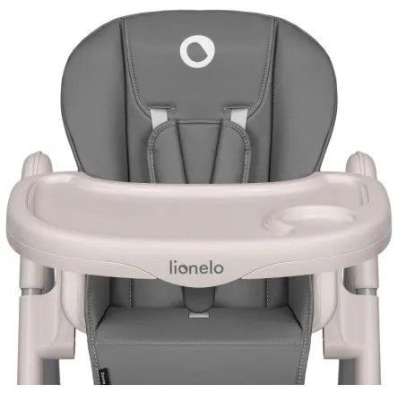 Lionelo - Sedia da pranzo per bambini ZANNA grigio