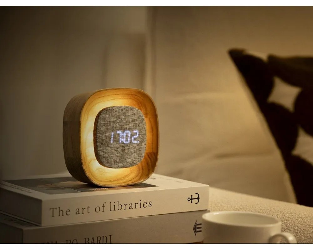 Sveglia digitale Lumos Ash – Gingko