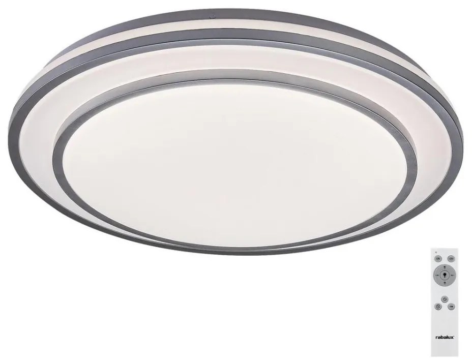 Rabalux 2131 - Plafoniera LED dimmerabile LUPITA LED/40W/230V argento + telecomando