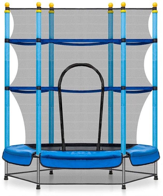 Trampolino da giardino per bambini 138 x 160 cm