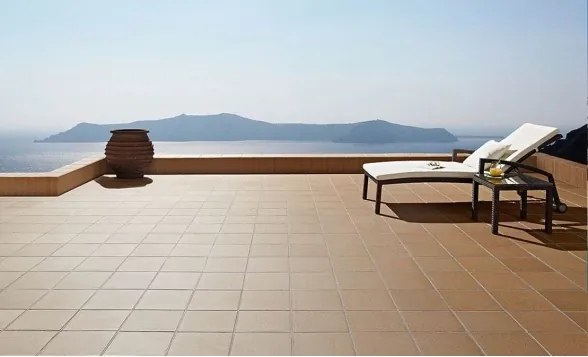 Pavimento klinker 24 x 24 cm beige naturale Rubi Grestejo