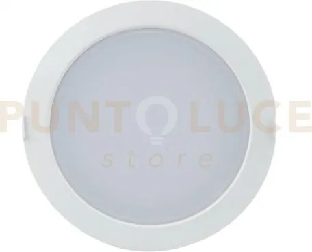 Incasso led horus bianco 20w 2600lm 4000k ip40 20x6cm