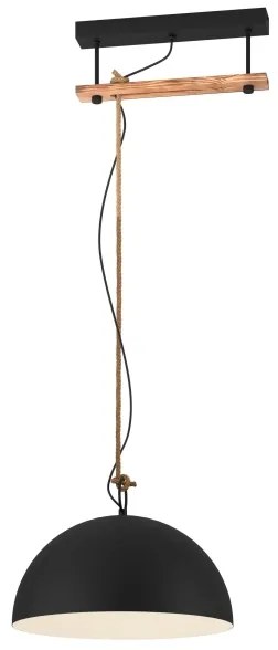Eglo 43396 - Lampadario sospeso con cavo HODSOLL 1xE27/40W/230V