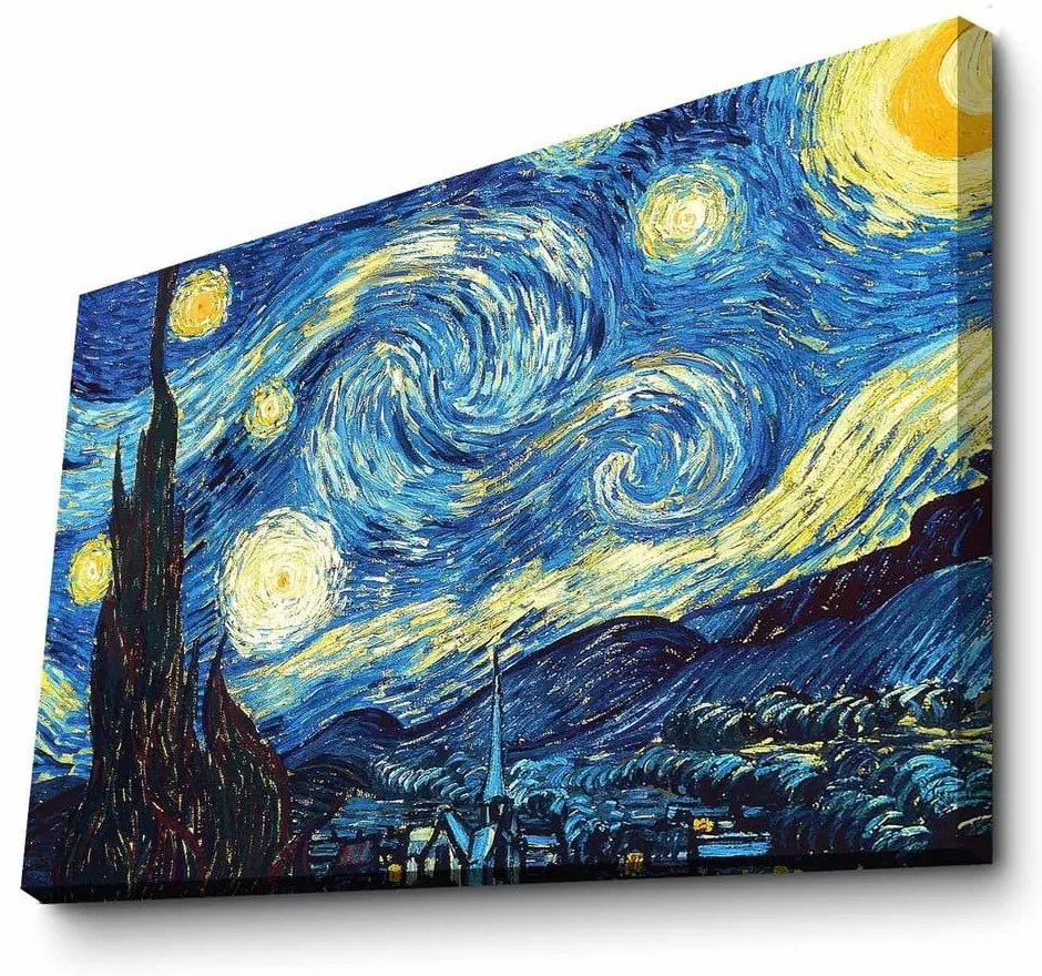 Riproduzione murale su tela, 100 x 70 cm Vincent Van Gogh - Wallity