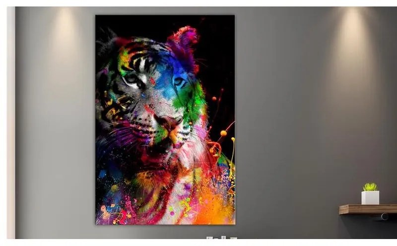 Quadro  Bengal Tiger (1 Part) Vertical  Larghezza x Altezza Home decor 60x90