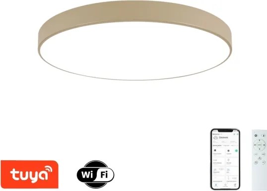 Brilagi - Lampada LED dimmerabile POOL SMART LED/100W/230V 80 cm beige Wi-Fi Tuya + telecomando