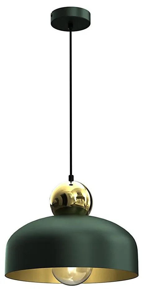 Lampadario su corda HARALD 1xE27/60W/230V verde