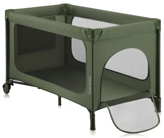 Lionelo - Lettino da viaggio JASMIN EASY FOLD Verde oliva