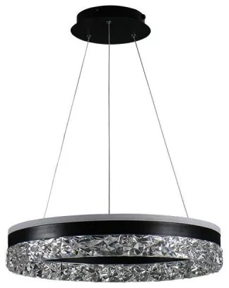 Lampadario a sospensione con filo LED dimmerabile LED/80W/230V 3000-6500K nero + telecomando