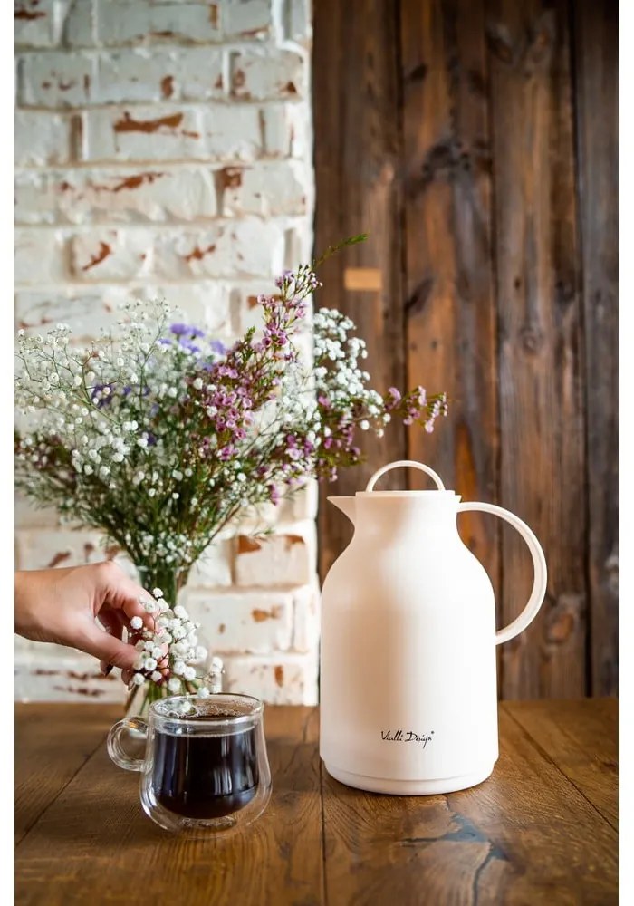 Thermos beige , 1 l - Vialli Design