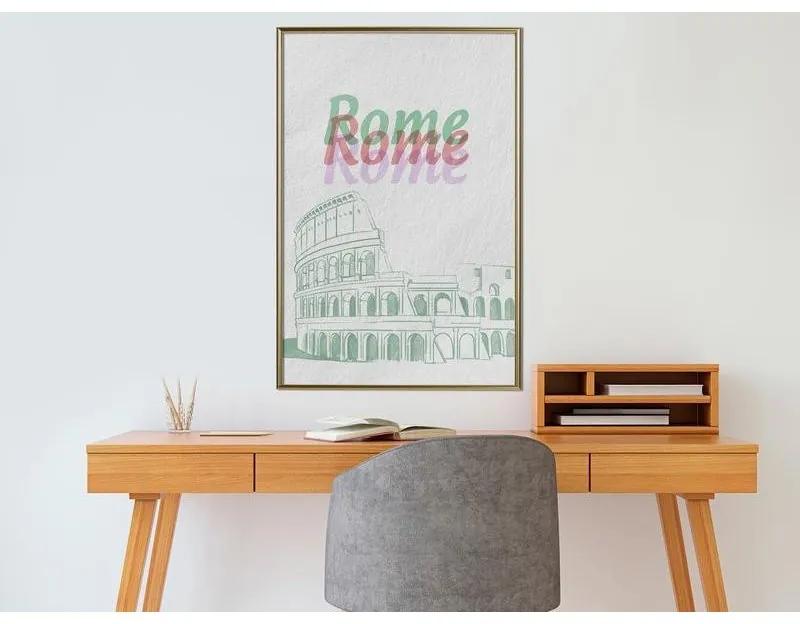 Poster Pastel Rome