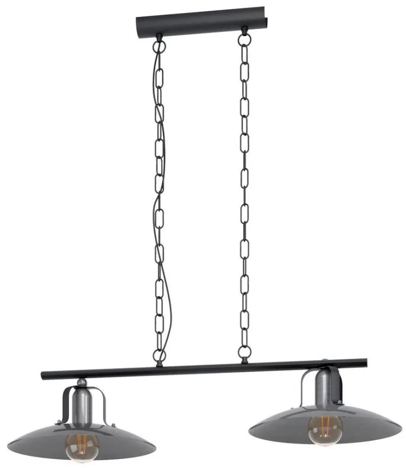 Eglo 43204 - Lampadario a sospensione con catena KENILWORTH 2xE27/28W/230V