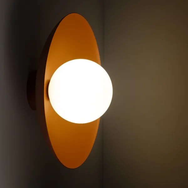 Applique SLATE 1xG9/8W/230V diametro 28 cm color mattone