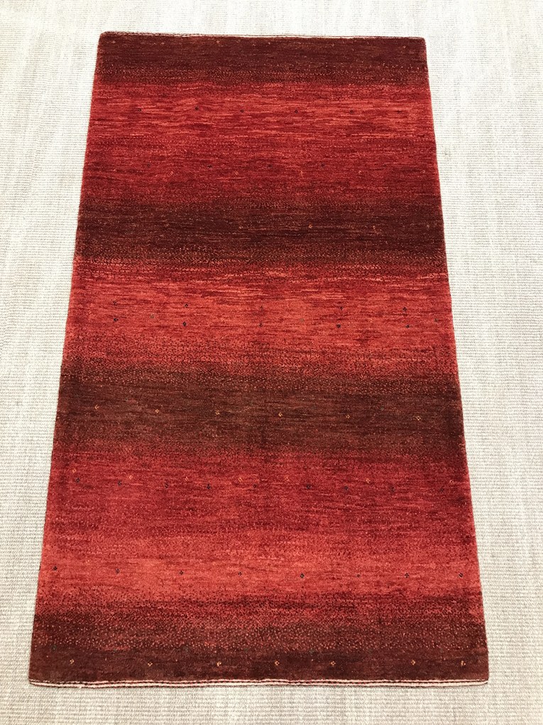 Loribaft Tappeto 90x160 Rosso (Iran) Annodato A Mano