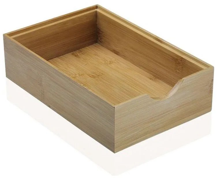 Scatola Multiuso Versa Bambù (15,2 x 6,4 x 23 cm)