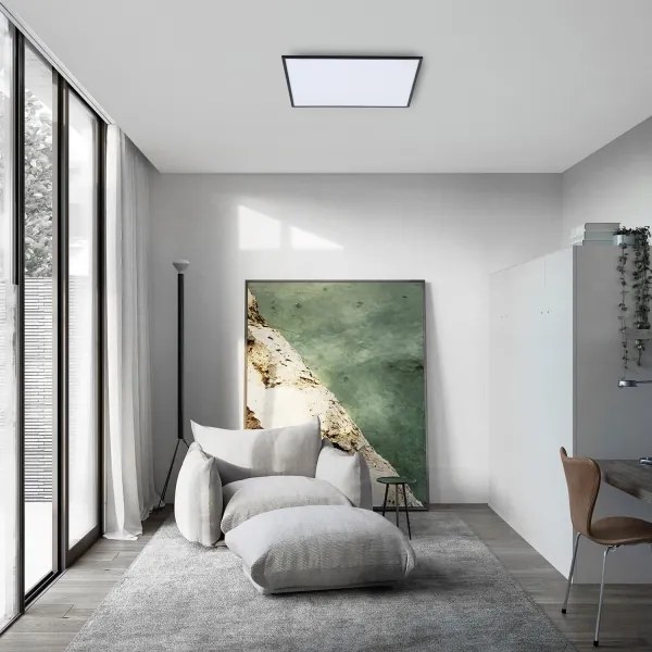 Brilagi - Plafoniera LED SLIMFRAME LED/58W/230V 60x60 cm nero