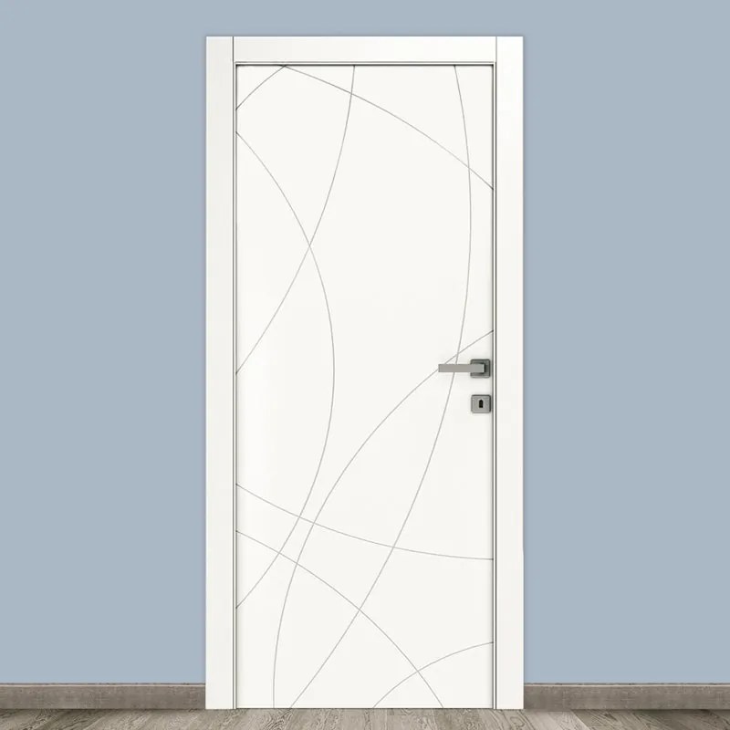 Porta battente Sign bianco L 80 x H 210 cm reversibile