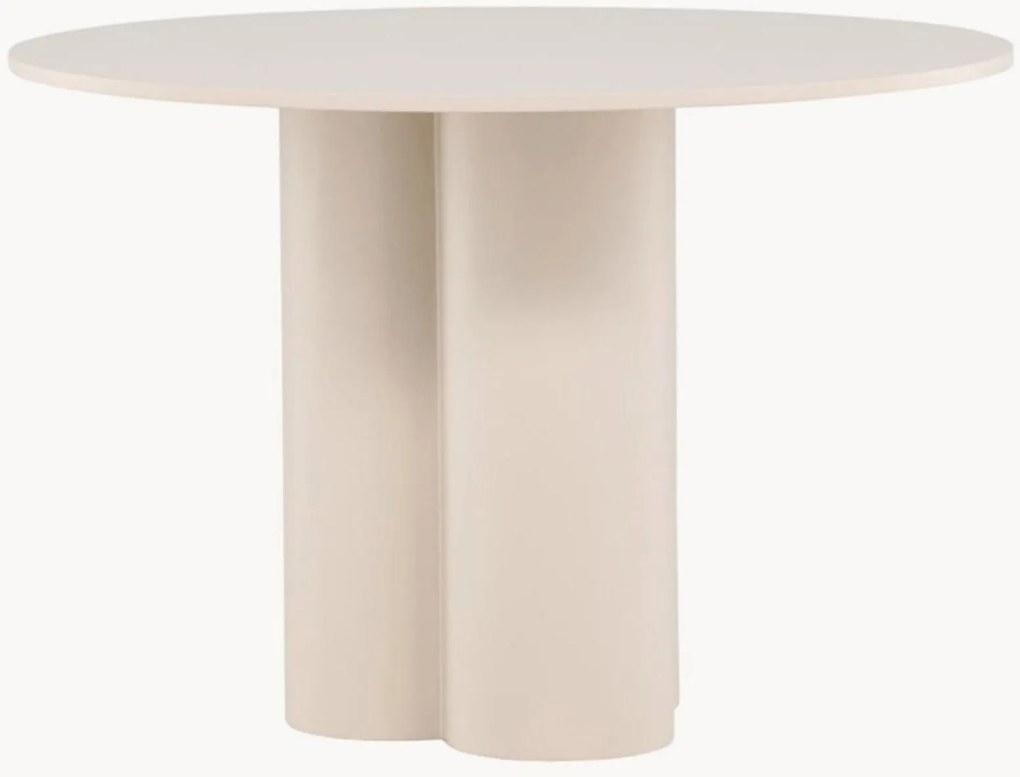 Tavolo rotondo effetto legno Olivia, Ø 110 cm