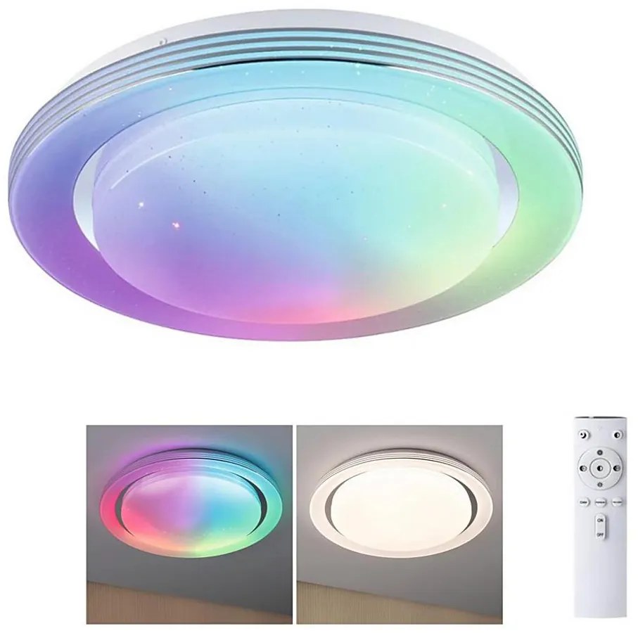 Paulmann 70547 - LED RGBW/38,5W Plafoniera dimmerabile RAINBOW 230V + TC
