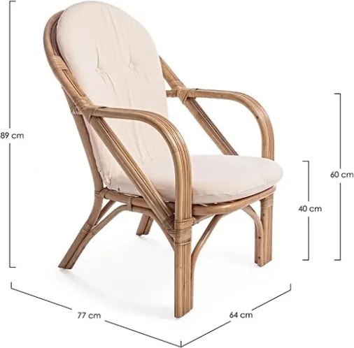 Set Salotto In Rattan Con Cuscini Divano Poltrone E Tavolino Golf Bizzotto