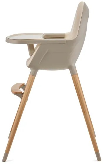 KINDERKRAFT - Sedia da pranzo per bambini 2v1 FINI2 faggio/beige