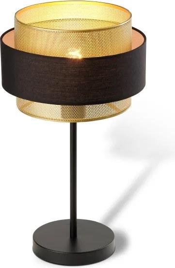 Osram - Lampada da tavolo DECOR HORNET 1xE27/10W/230V nera/dorata