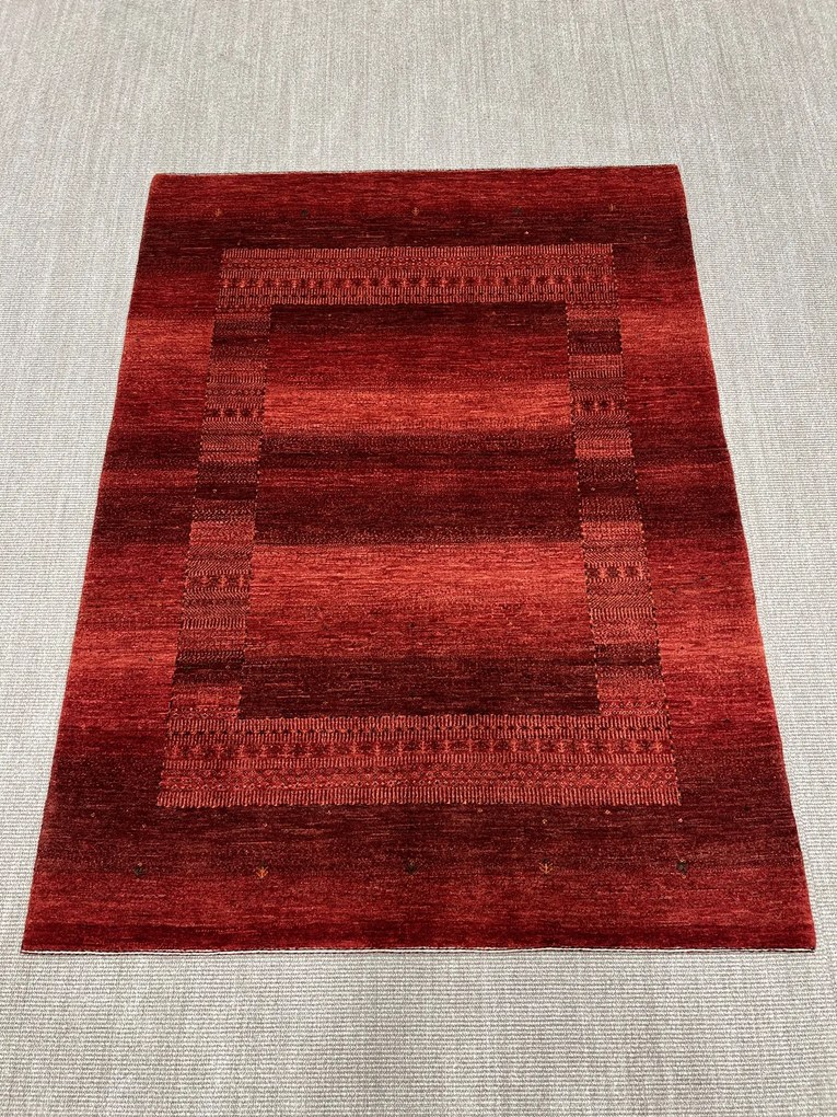 Loribaft Tappeto persiano 200 x 150 Rosso (Iran) Annodato A Mano