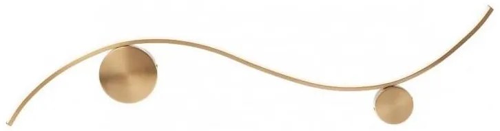 Redo 01-3112 - Applique a LED WAVE LED/11W/230V ottone