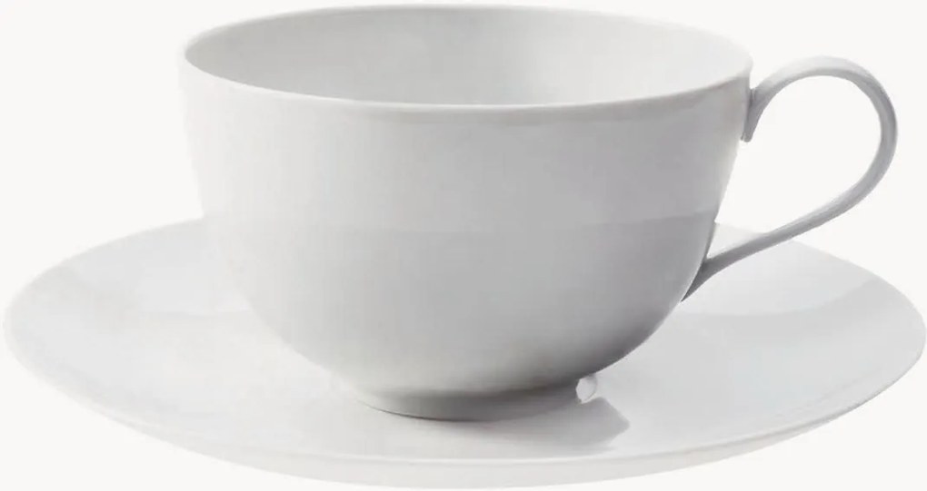 Tazza da tè con piattino in porcellana fatta a mano Urbino