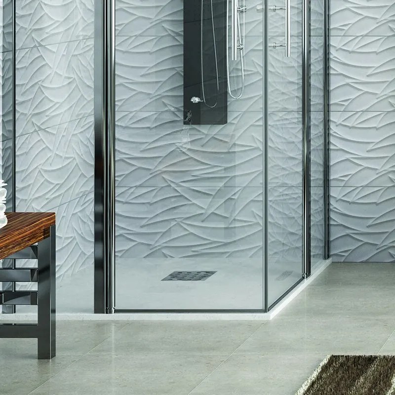 Box doccia 80x100 a doppio battente altezza 190 cm | KPX1000 - KAMALU